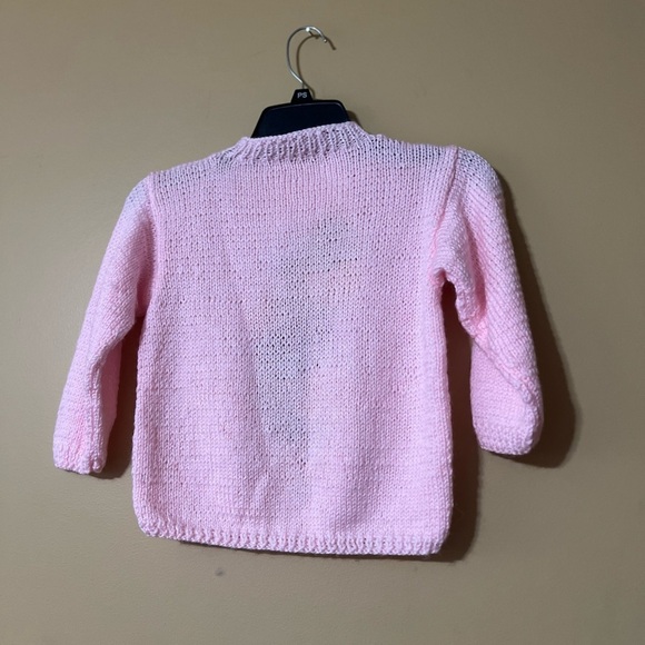 Winnie The Pooh Pink Knit Sweater with Bear Design - Picture 6 of 9